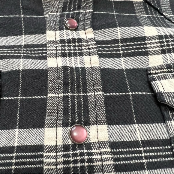 Vintage Polo Sport Purple Snap Button Flannel - Picture 4 of 7